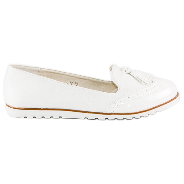 Super Me Vita Loafers Med Fransar