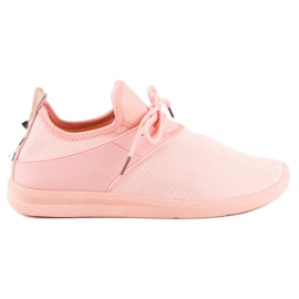 Super Me Rosa textilsneakers