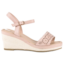 Ideal Shoes Beige espadrillor