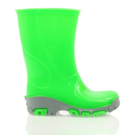 Gröna galoscher med silverjoner Ren But