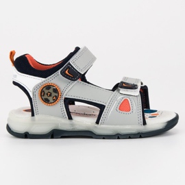 American Club Sandaler för en pojke grå