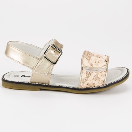 American Club Guld- amerikanska sandaler gyllene