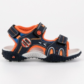 American Club Bekväma amerikanska sandaler blå