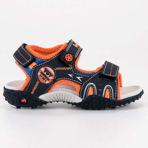 American Club Bekväma amerikanska sandaler blå