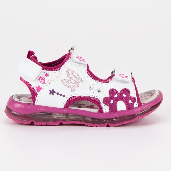 American Club Flickor Sandaler American vit