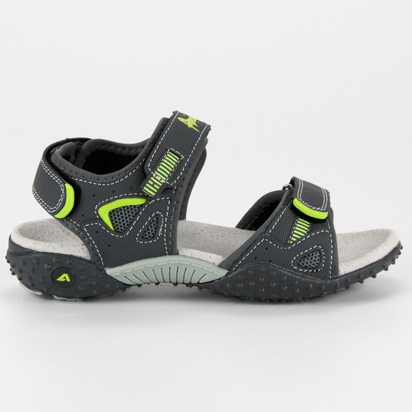 American Club American Velvet Sandals grå