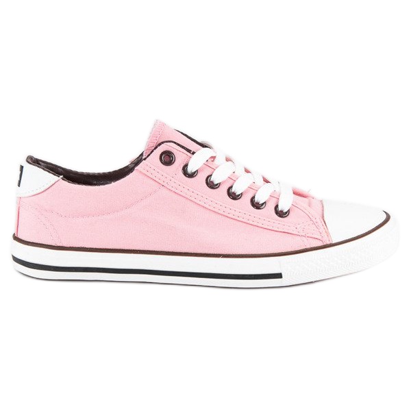 Seastar Old school bundna sneakers rosa
