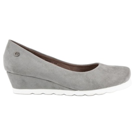 Filippo Pumps i mocka för kvinnor grå