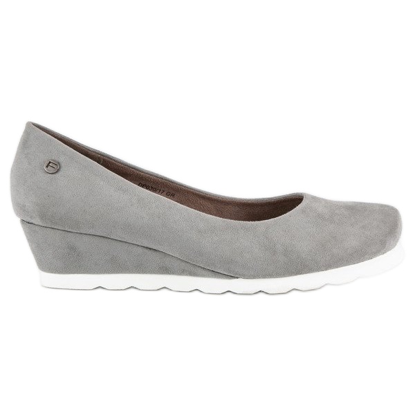 Filippo Pumps i mocka för kvinnor grå