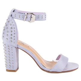 Marquiz Lila damsandaler purpur