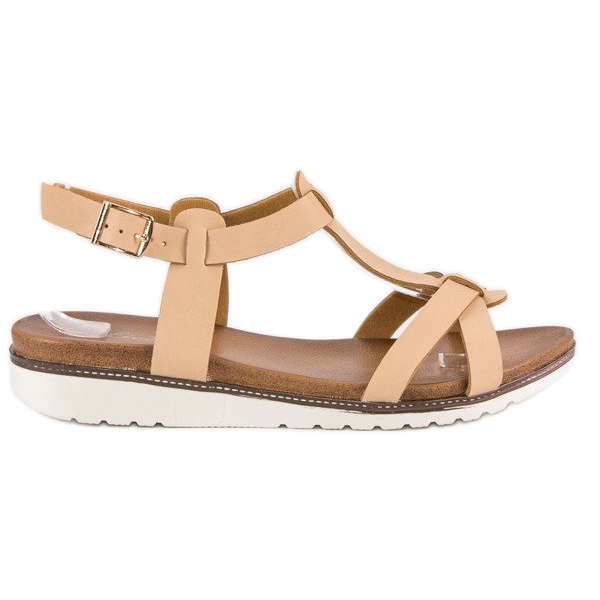 Licean Bekväma sommarsandaler brun