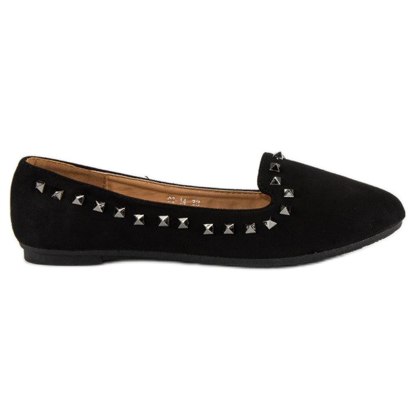 Ch. Creation Svarta ballerinor med nitar