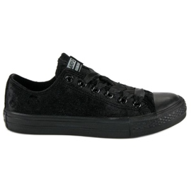 Andy Z Svarta veloursneakers