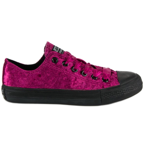 Andy Z Fuchsia velour sneakers rosa