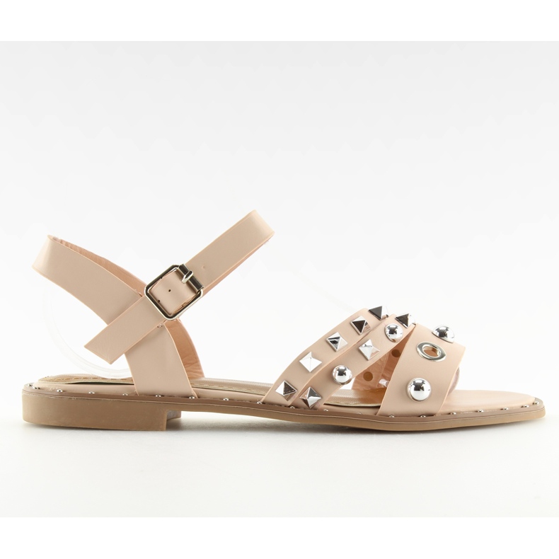 Sandaler på platt sulor rosa 99-19 Rosa