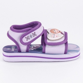 Velcro sandaler island violett