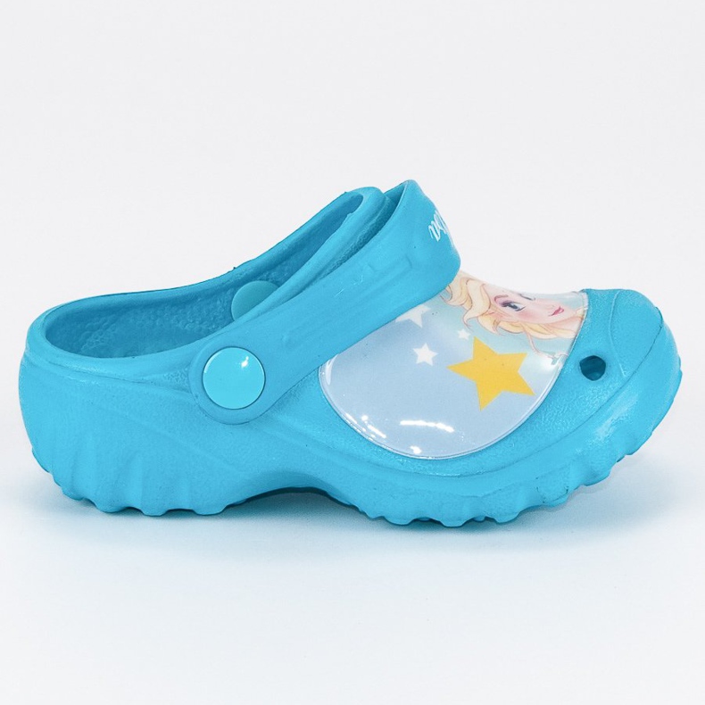 Gummi tofflor i islandet blå