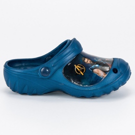 Gummi Avengers Tofflor blå