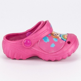 Paw patrol gummi flip flops rosa