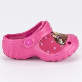 Gummi tofflor masha och björnen rosa