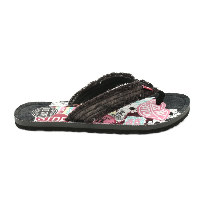 Jeans Big Star 274A124 flipflops svart mångfärgad