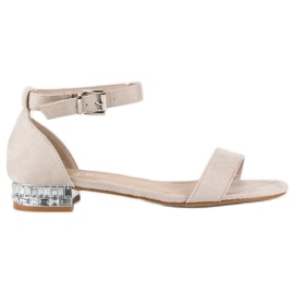 Nio Nio Eleganta mockasandaler brun