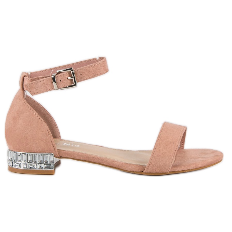 Nio Nio Eleganta mockasandaler rosa