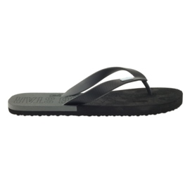 Black Big Star 174422 flipflops svart grå