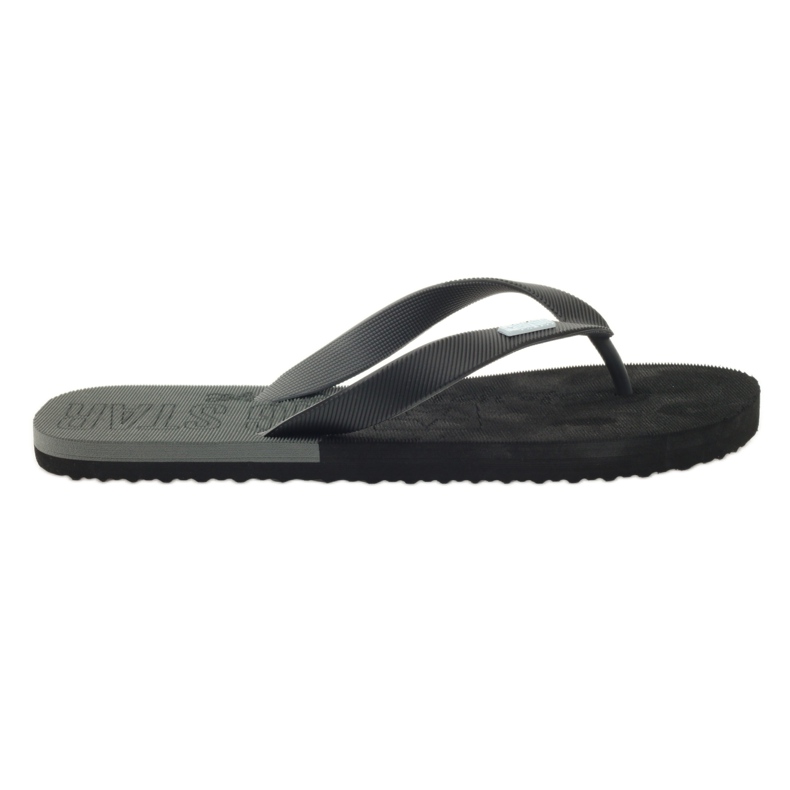 Black Big Star 174422 flipflops svart grå