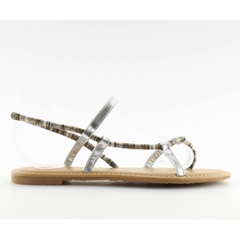 Silver sandaler 5130 silver grå