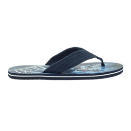 American Club Amerikanska herrflipflops SURF marinblå