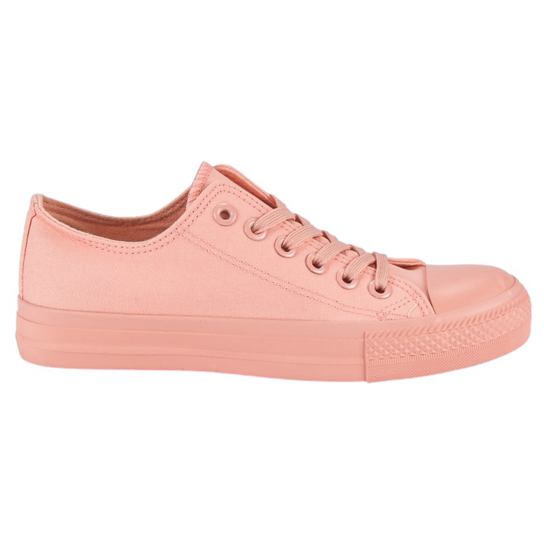Rosa Sneakers På Bindningen