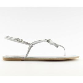 Gråa sandaler för dam flipflops 17715 Grigio