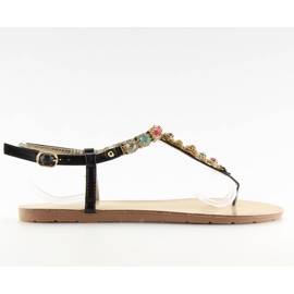 Svart H8-70 Svarta flipflops