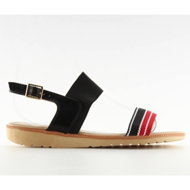 Svarta damsandaler J1024-A4 svarta