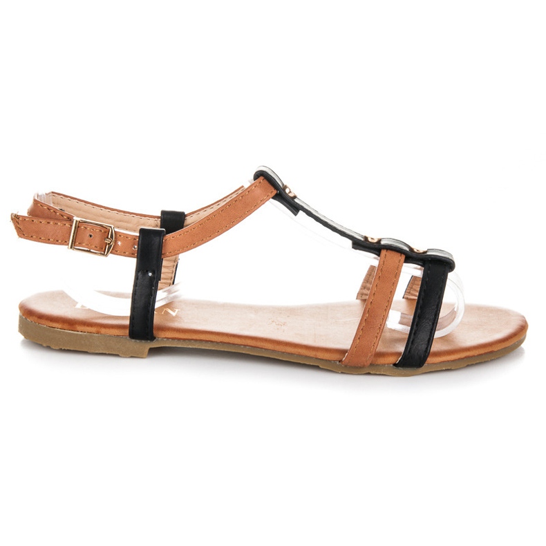 Licean Sandaler med lås svart brun