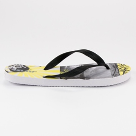 Mäns flip-flops gul