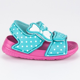 American Club Amerikanska prickiga sandaler grön