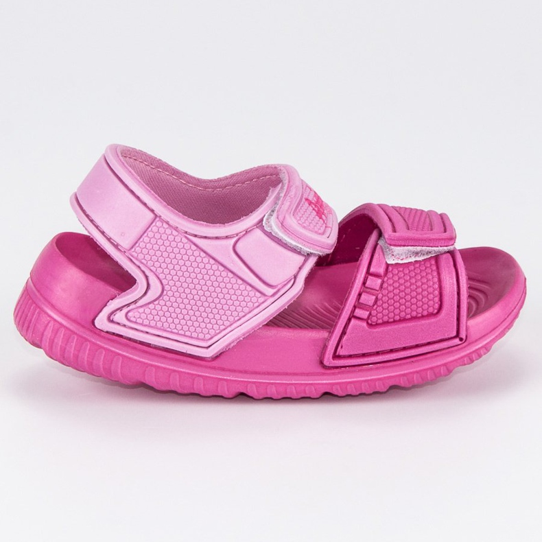 American Club Velcro amerikanska sandaler rosa