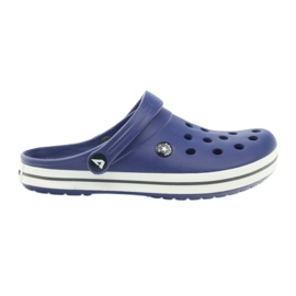 American Club Crocs träskor tofflor marinblå sandaler