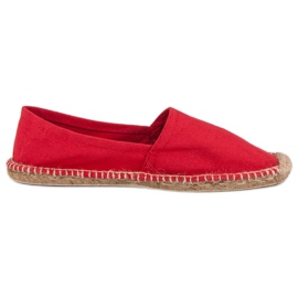 Röda Espadrilles