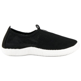 Slip-on sportskor svart