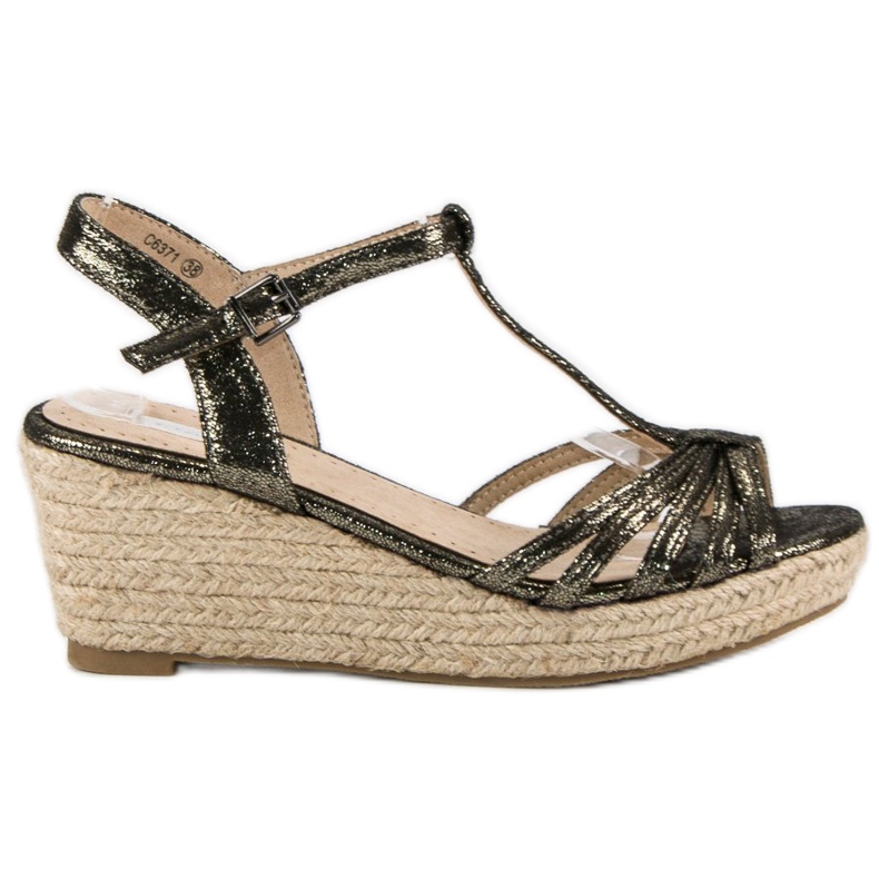 Corina Wedge espadrillesandaler grå
