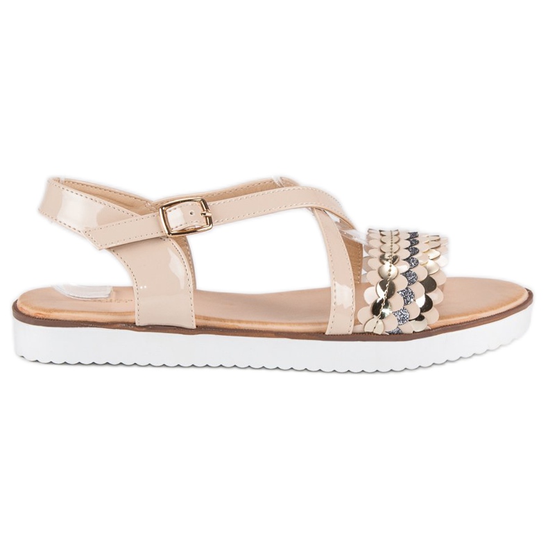 Vices Sandaler med patenterade skruvar brun mångfärgad