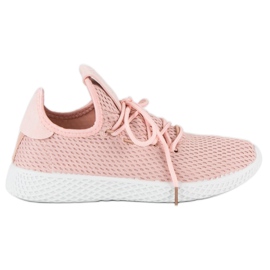 Pulveriga sportskor rosa