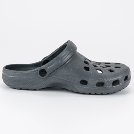 Grå tofflor för män