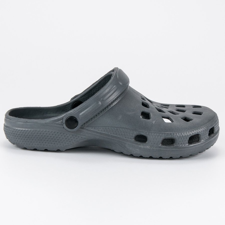 Grå tofflor för män