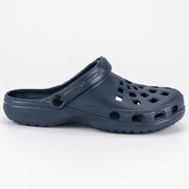 Mörkblå herrar tofflor