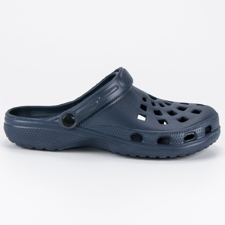 Mörkblå herrar tofflor