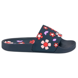 Vices Blomtofflor skruvstäd blå